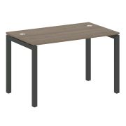 Metal System Quattro Стол письменный на П-образном м/к 50БП.СП-2 Акация Лорка/Металл Антрацит 1200*7