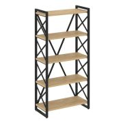 Loft Стеллаж на рег. опорах-5 полок VR.L-MST.O-5.8 Дуб Аризона/Металл Белый 800*400*1650