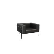 Flex Диван одноместный FLX-1 Velvet Lux 72/Металл Черный 1100 *915*690