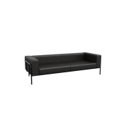 Flex Диван трехместный FLX-3 Velvet Lux 72/Металл Черный 2100*915*690