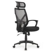 Кресло Oliver RCH W-203AC Белый пластик/Оранжевый