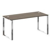 Metal System Direct Стол рабочий руковод. О-обр. м/к БО.СРР-4.7 Дуб Наварра/Нержавеющая Сталь 1600*7