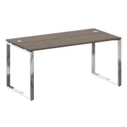 Metal System Direct Стол рабочий руковод. О-обр. м/к БО.СРР-4.8 Дуб Наварра/Нержавеющая Сталь 1600*8