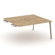 Estetica Двойной стол приставка к опор. тумбам ES.D.SPR-4-LP Капучино/Металл Латте 1580*1500*750