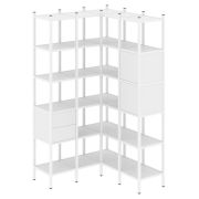 Loft Угловой внутренний стеллаж VR.L-34 Дуб Аризона/Металл Черный 1278*1278*2280