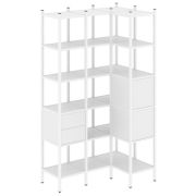 Loft Угловой внутренний стеллаж VR.L-35 Дуб Аризона/Металл Черный 1278*862*2280