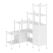 Loft Угловой внутренний стеллаж VR.L-40 Дуб Аризона/Металл Черный 1278*1278*1869