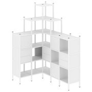 Loft Угловой внутренний стеллаж VR.L-43 Дуб Аризона/Металл Черный 1278*1694*2280