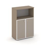 Estetica Шкаф средний широкий ES.ST-2.2R I Латте/Лакобель ivory 800*420*1207