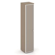 Estetica Шкаф высокий узкий левый ES.SU-1.10R (L) I Латте/Лакобель ivory 400*420*1977