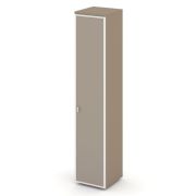 Estetica Шкаф высокий узкий правый ES.SU-1.10R (R) I Латте/Лакобель ivory 400*420*1977