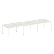 Metal System Quattro Переговорный стол (3 столешницы) на П-оразном м/к 50БП.ПРГ-3.3 Акация Лорка/Мет