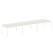 Metal System Quattro Переговорный стол (3 столешницы) на П-оразном м/к 50БП.ПРГ-3.4 Акация Лорка/Мет