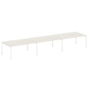 Metal System Quattro Переговорный стол (3 столешницы) на П-оразном м/к 50БП.ПРГ-3.5 Акация Лорка/Мет