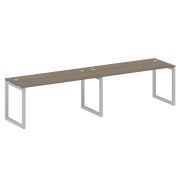 Metal System Quattro Рабочая станция на 2 места на О-образном м/к 50БО.СМ-2.4 Акация Лорка/Металл Бе