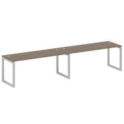 Metal System Quattro Рабочая станция на 2 места на О-образном м/к 50БО.СМ-2.5 Акация Лорка/Металл Бе