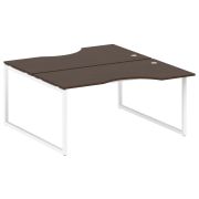 Metal System Quattro Рабочая станция криволинейная на О-образном м/к 40БО.РАС-СА-2.1 Акация Лорка/Ме