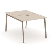 Estetica Рабочая станция 2 места ES.D.RS-2.1-LP Тиквуд Светлый/Металл Латте 980*1500*750