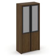 Corner Шкаф высокий широкий COR.ST-1.2R Гикори Песочный/Ваниль/Сатин/Металл Ваниль 900*450*2000