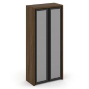 Corner Шкаф высокий широкий COR.ST-1.10R Гикори Песочный/Ваниль/Сатин 900*450*2000