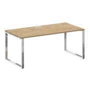 Shift Стол руководителя прямой без тумбы SK.SR-180 Дуб Мали 1800*900*753