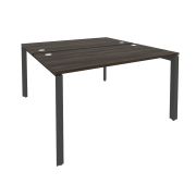 Onix Рабочая станция на П-образном м/к O.MP-D.RS-2.3.7 Тиквуд Светлый/Металл Антрацит 1380*1475*750