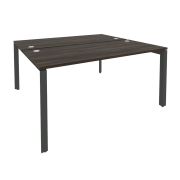 Onix Рабочая станция на П-образном м/к O.MP-D.RS-2.4.7 Тиквуд Светлый/Металл Антрацит 1580*1475*750