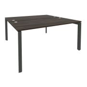 Onix Рабочая станция на П-образном м/к O.MP-D.RS-2.4.8 Тиквуд Светлый/Металл Антрацит 1580*1635*750