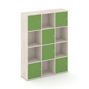 Locker plus Комплект №6 LK.K-006 Дуб Наварра/Зеленый 1188*350*1593