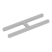 R-line Комплект соединителей прямых (2шт.) AP.S-PR Металл Серый 107*32*5