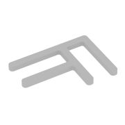 R-line soft Комплект соединителей угловых (2 шт.) AP.S-UG-TI Металл Серый 86*57*5