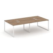 Style Project Рабочая станция 2-х сторон. SN-4O.DRS-053 Тиквуд Светлый/Металл Антрацит 2760*1632*750