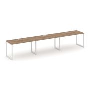 Style Project Рабочая станция 1 сторон. SN-4O.ORS-053 Тиквуд Светлый/Металл Антрацит 4140*800*750