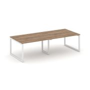 Style Project Стол переговорный SN-5O.SPRG-044.3 Тиквуд Светлый/Металл Антрацит 3160*1180*750