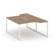 Style Project Рабочая станция эргоном. SN-4O.DRPA-001 Тиквуд Светлый/Металл Антрацит 1380*1232/1992*
