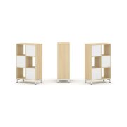 Style Project Набор стеллажа 1 сторон., 3 яр. SN.NS-321 Акация Лорка/Металл Антрацит 754*400*1248