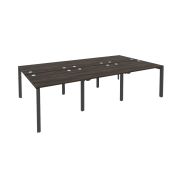Onix Рабочая станция на П-образном м/к O.MP-D.RS-6.1.8 Тиквуд Светлый/Металл Антрацит 2940*1635*750