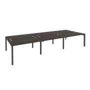 Onix Рабочая станция на П-образном м/к O.MP-D.RS-6.3.8 Тиквуд Светлый/Металл Антрацит 4140*1635*750