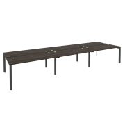 Onix Рабочая станция на П-образном м/к O.MP-D.RS-6.4.7 Тиквуд Светлый/Металл Антрацит 4740*1475*750