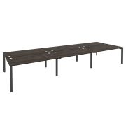 Onix Рабочая станция на П-образном м/к O.MP-D.RS-6.4.8 Тиквуд Светлый/Металл Антрацит 4740*1635*750