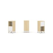 Style Project Набор стеллажа 2-х сторон., 2 яр. SN.NSD-211 Акация Лорка/Металл Антрацит 387*400*881