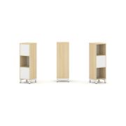 Style Project Набор стеллажа 2-х сторон., 3 яр. SN.NSD-311 Акация Лорка/Металл Антрацит 387*400*1248