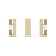 Style Project Набор стеллажа 1 сторон., 3 яр. SN.NS-311 Акация Лорка/Металл Антрацит 387*400*1248