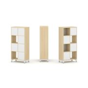 Style Project Набор стеллажа 1 сторон., 4 яр. SN.NS-421 Акация Лорка/Металл Антрацит 754*400*1615