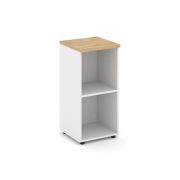 Style Project Стеллаж низкий узкий SN.STU-300 Тиквуд Светлый 400*400*833
